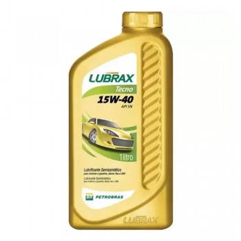 ÓLEO LUBRAX 15W40: Lubrificante Semi-sintético para motores a gasolina/flex