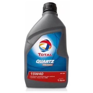 Óleo TOTAL QUARTZ  7000 SM 15W40 Lubrificante Semissintético para motores a Gasolina, Etanol, Flex e GNV