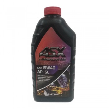Óleo para motores API SL 15W40 para motores a gasolina, álcool e GNV