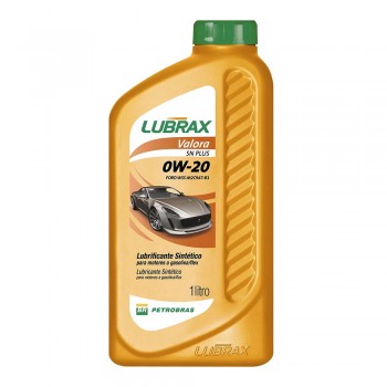 Óleo Motor Lubrax 0W20 Valora Lubrificante Premium Sintético Multiviscoso